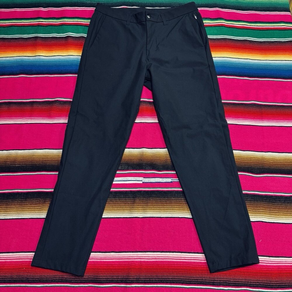 Lululemon Mens 31x29.5 Commission Pant Slim Warpstreme Obsidian Grey M5522S‎
